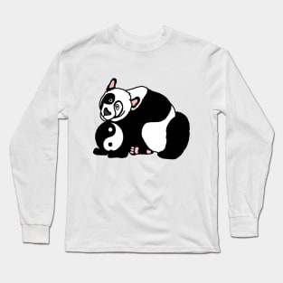 Zen Panda Bear Long Sleeve T-Shirt